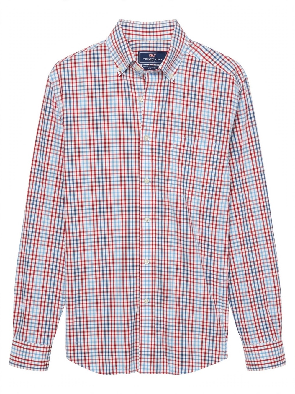 Vineyard Vines Murray Men's Slim Fit Performance Shirt Checkered Size M